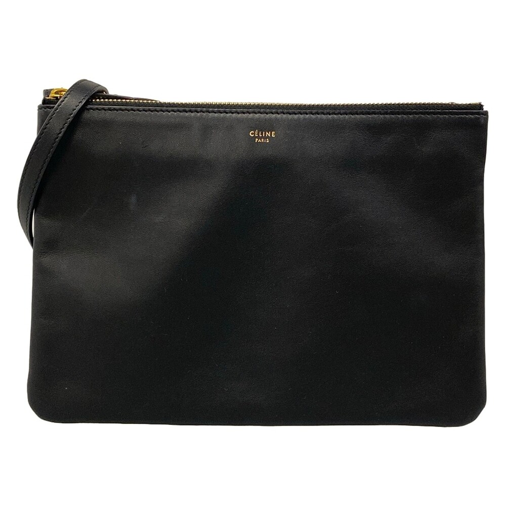 Celine Trio Large Black Leather #339851C83B